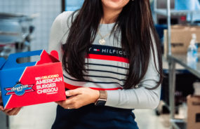 Camila Guerra - proprietária da American Burger Delivery