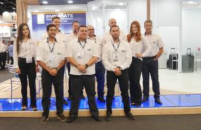 Consultores da Pizzani na Febrava, a maior feira de refrigeração comercial da AL